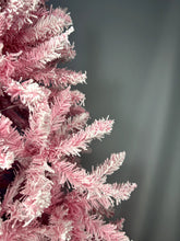 Cargar imagen en el visor de la galería, Arbol de Navidad modelo DH-77 ROSADO NEVADO (replegable)
