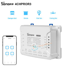 Cargar imagen en el visor de la galería, Sonoff 4CH PRO R3 Interruptor Inteligente WIFI de 4 canales
