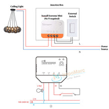 Cargar imagen en el visor de la galería, Sonoff ZBMINI L2 Interruptor Inteligente Zigbee (SIN NEUTRO)
