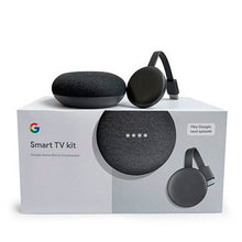 Cargar imagen en el visor de la galería, KIT SMART TV CHROMECAST 3 + HOME MINI GRIS
