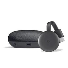 Cargar imagen en el visor de la galería, KIT SMART TV CHROMECAST 3 + HOME MINI GRIS
