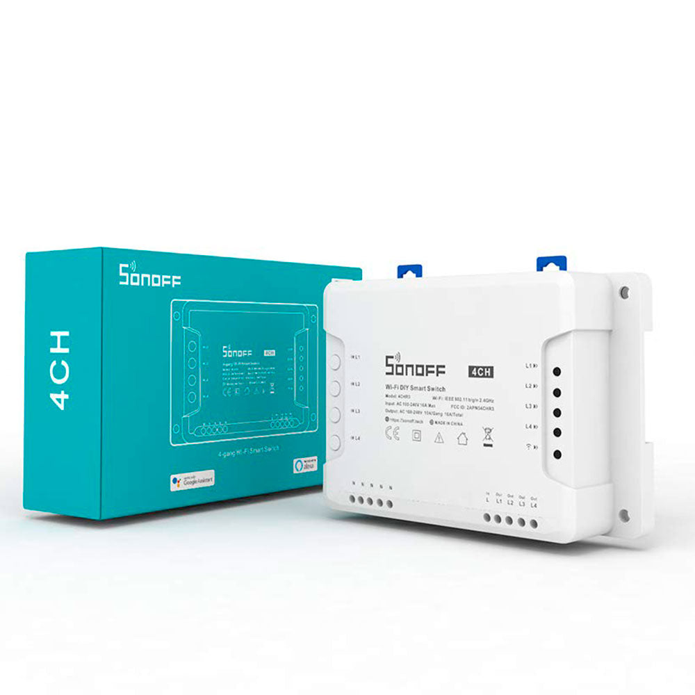 Sonoff 4CH Interruptor Inteligente WIFI de 4 canales