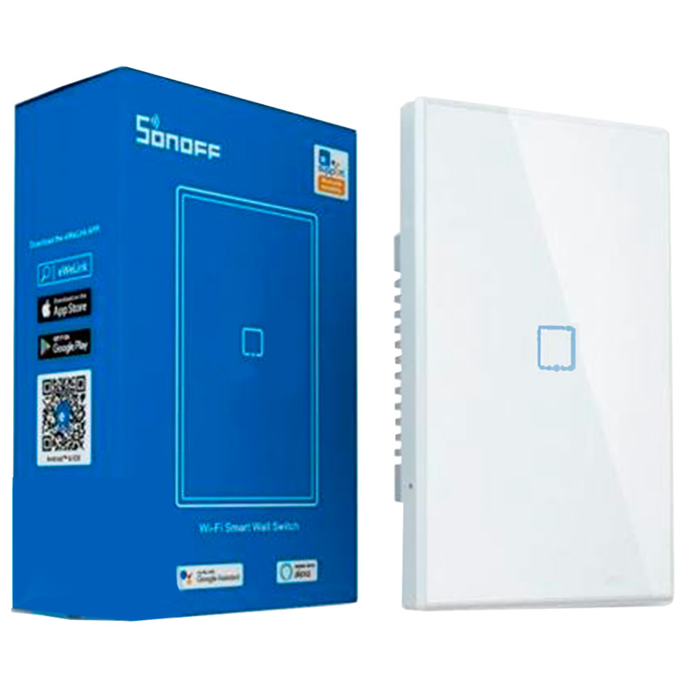 Sonoff T0US1C Interruptor Inteligente WIFI  Touch de 1 contacto (blanco)